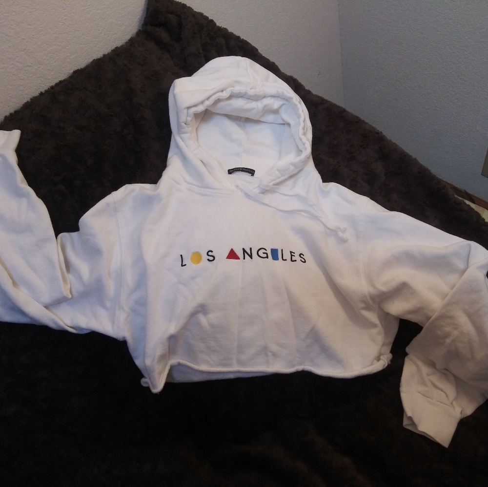 White los Angeles 1/2 hoodie